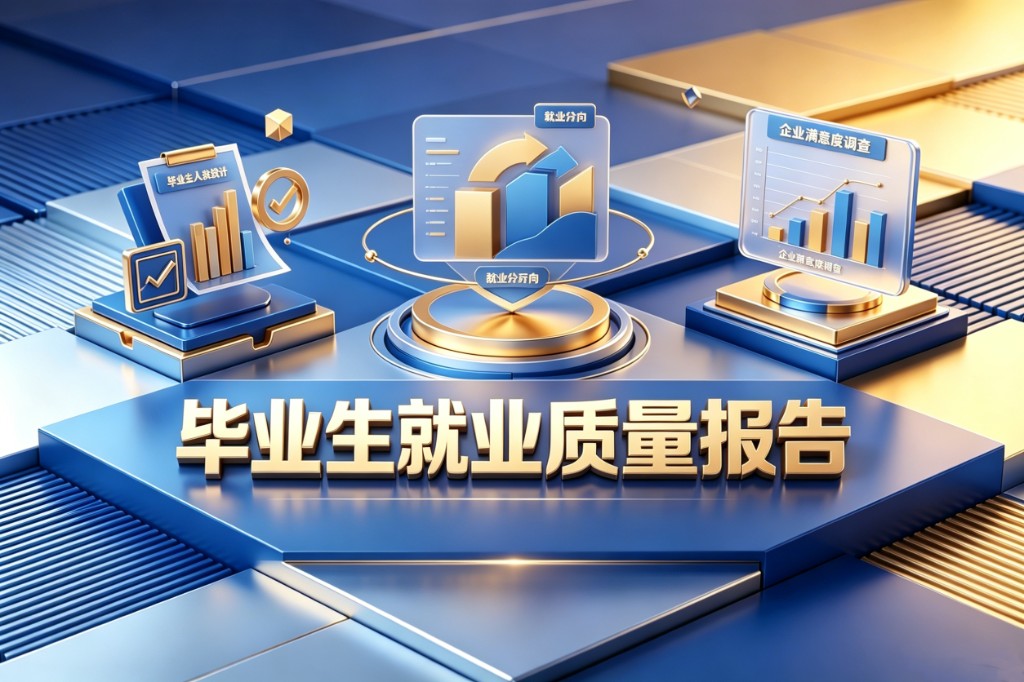 毕业生就业质量年度报告示意图