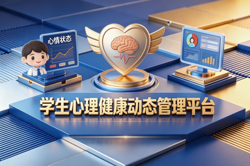 学生心理健康动态管理平台示意图