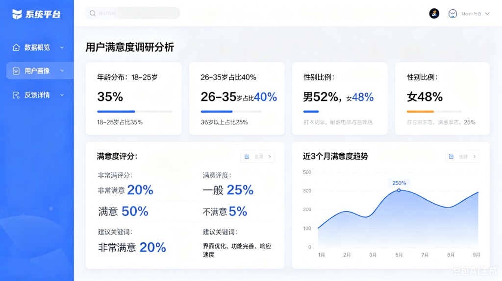 报表与分析报告示意图