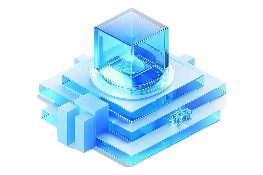 核心平台与数据底座抽象示意